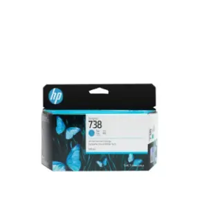 Картридж HP Ink Cartridge 738 (cyan), 130 мл 
