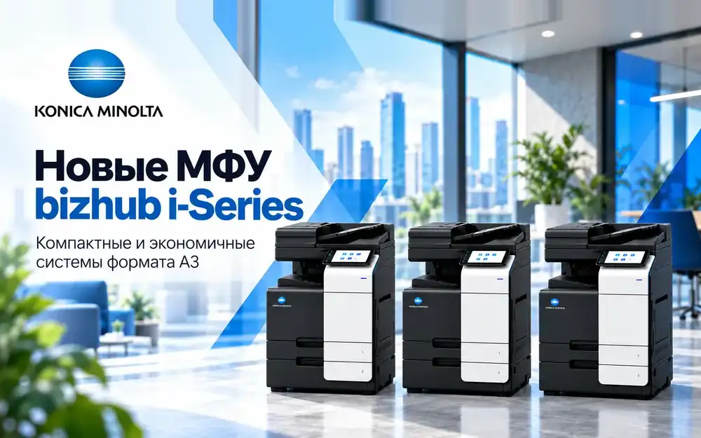 Konica Minolta представила новые МФУ bizhub i-Series