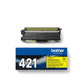 Тонер-картридж Brother TN-421Y (yellow), 1800 стр. 