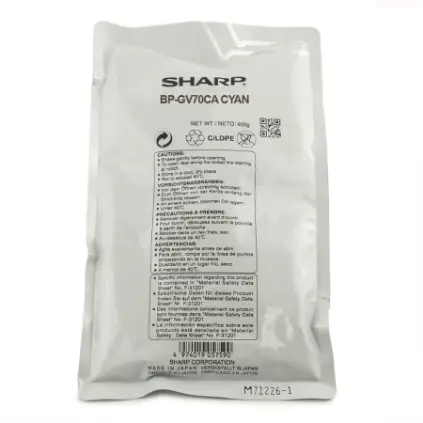 Девелопер Sharp BP-GV70CA (cyan) 