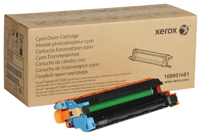 Принт-картридж для Xerox VersaLink C500/505, голубой 