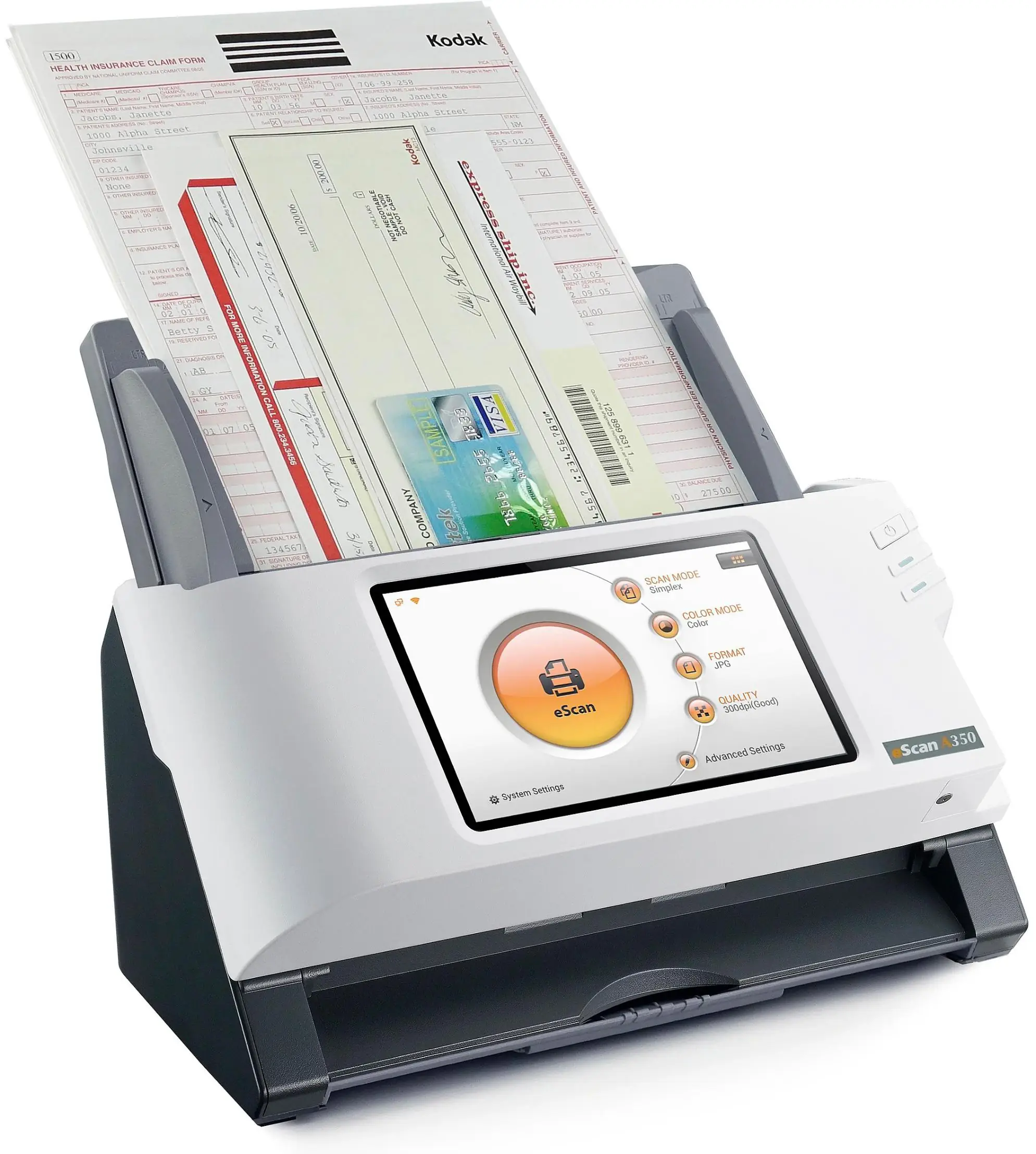 Сканер Plustek eScan A350 Essential 