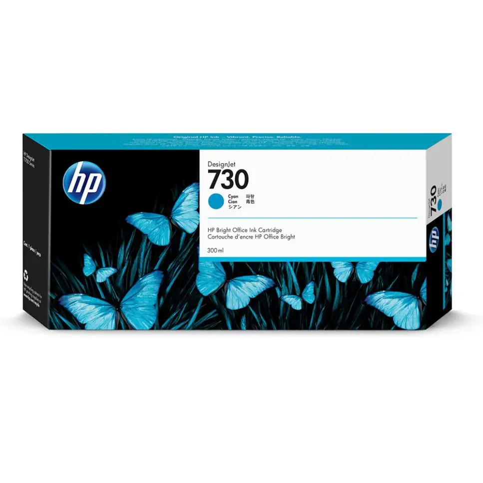 Картридж HP 730 (cyan), 300 мл 