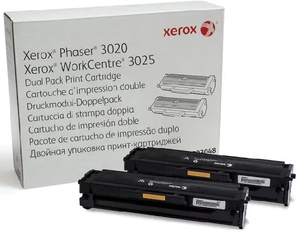 Тонер-картридж Xerox WorkCentre 3025, (2 шт. x 1500 стр.) 
