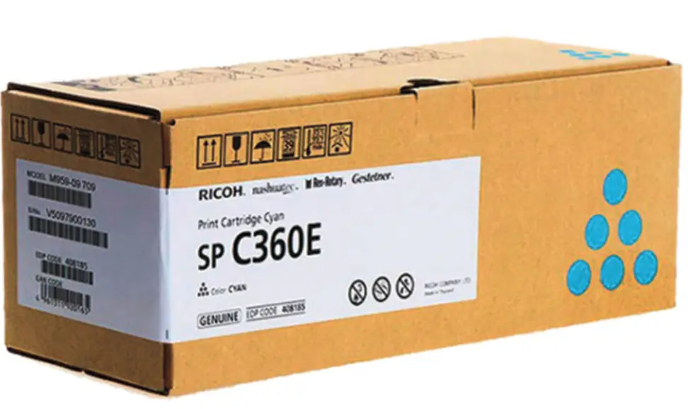 Тонер-картридж Ricoh Print Cartridge SP C360E (cyan) 