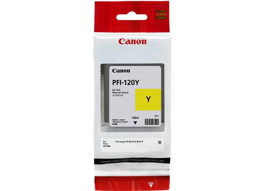Картридж Canon PFI-120Y (yellow), 130 мл 