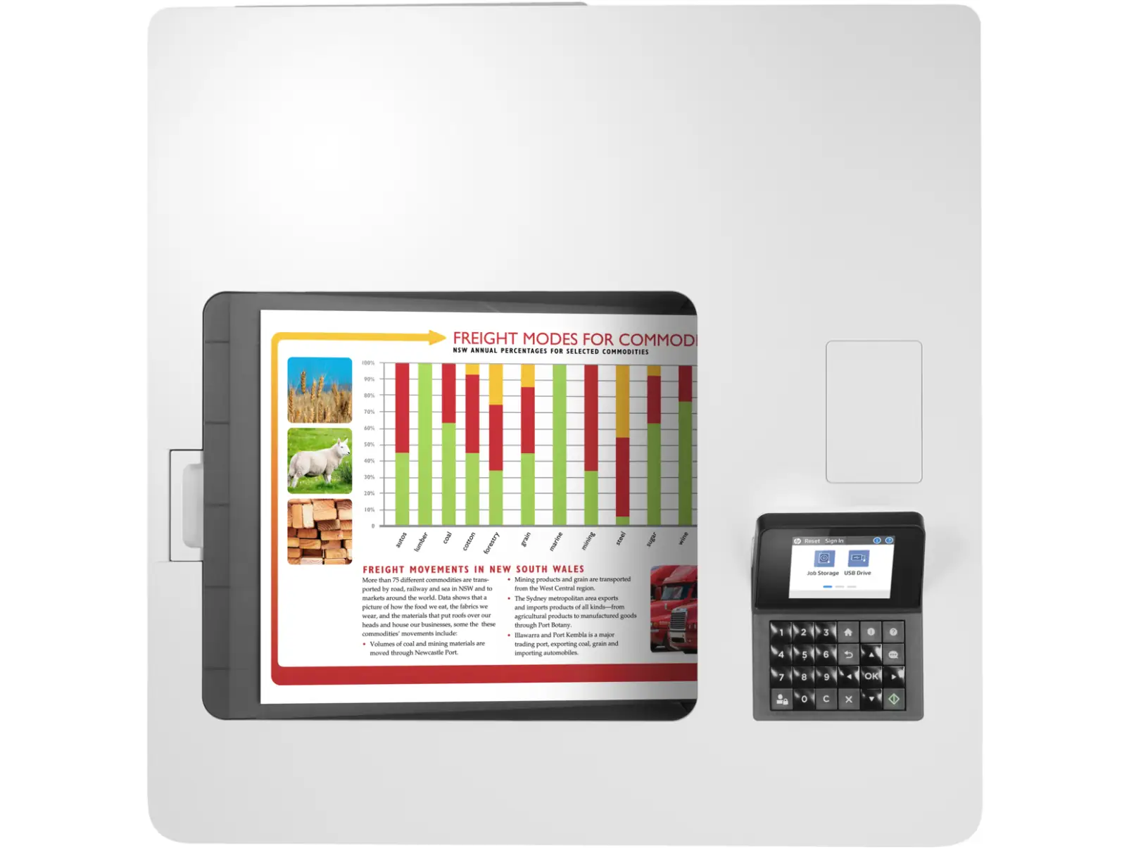 Принтер HP Color LaserJet Enterprise M554dn 