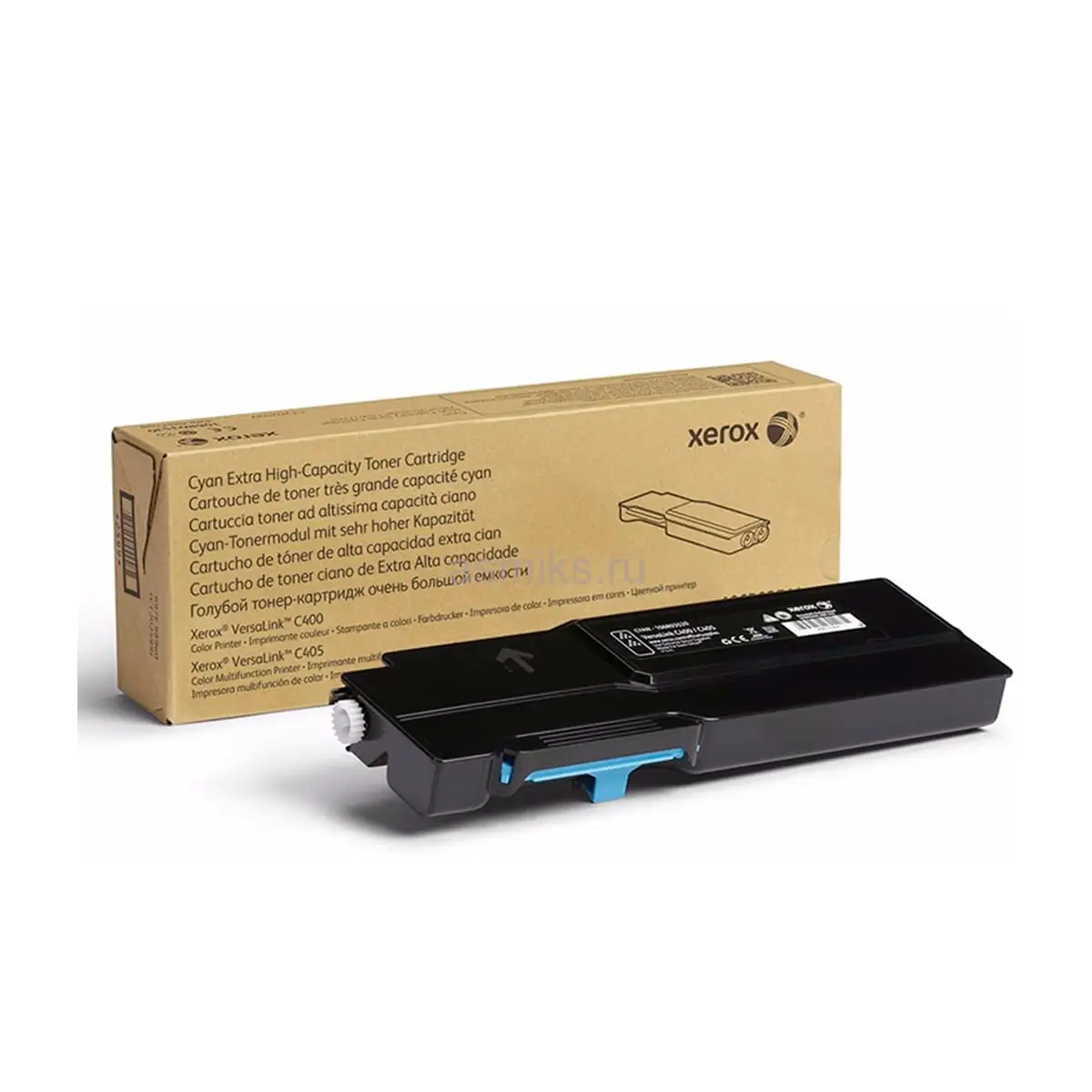 Тонер-картридж экстра повышенной емкости для Xerox VersaLink C400/C405 (cyan) 