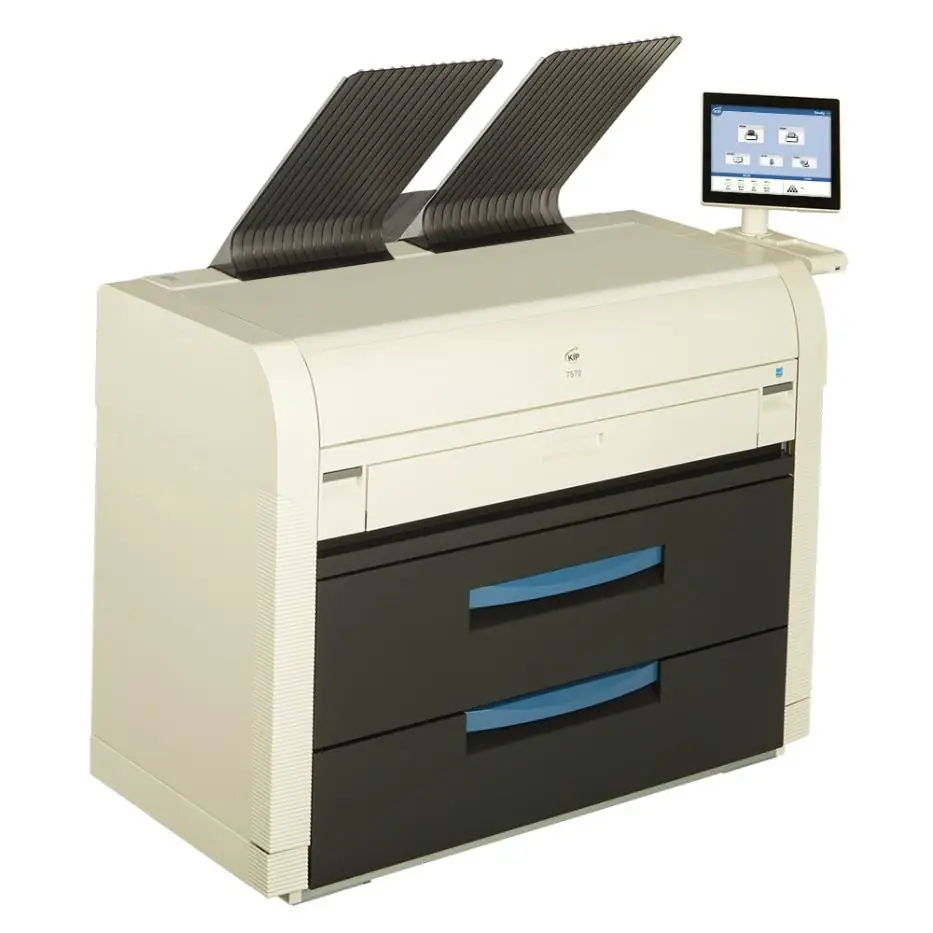 Твердочернильный лазерный плоттер KIP 7570P, 4 рулона  